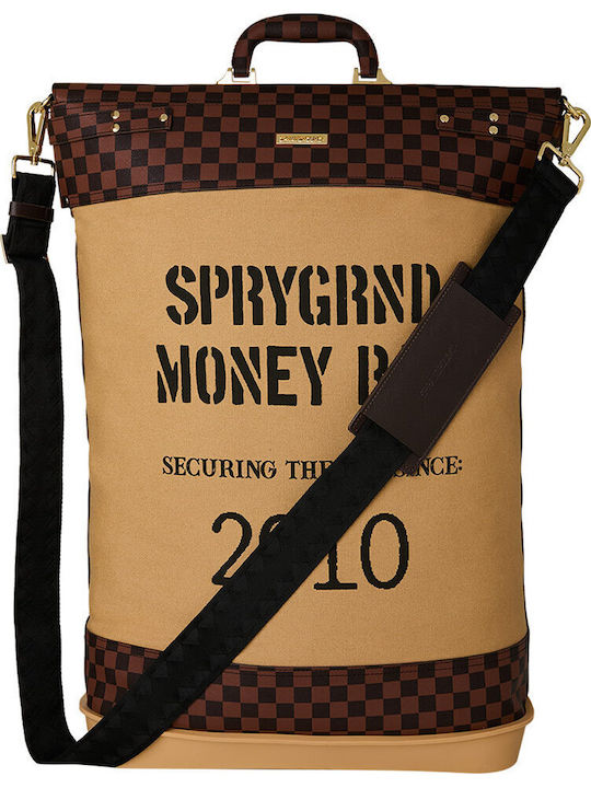 Sprayground School Shoulder Bag Brown