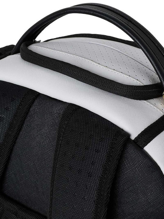Sprayground Σχολική Τσάντα Πλάτης Λευκή με Θήκη για Παγούρι