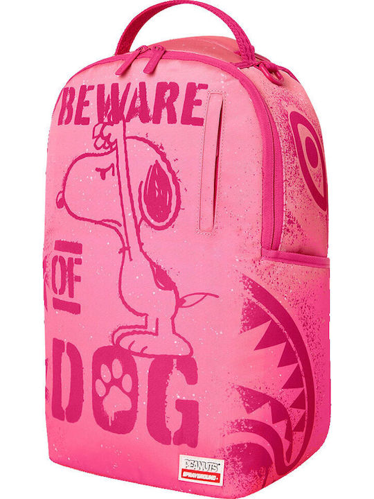 Sprayground Σχολική Τσάντα Πλάτης Ροζ με Θήκη για Παγούρι