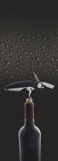 Barcraft Black Multipurpose Corkscrew