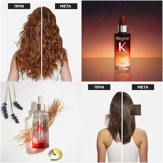 Kérastase Magic Night Hair Treatment Set Against Hair Loss for Dry Hair with Serum 2 Pieces