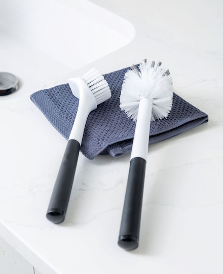 Set of Dish Brushes 2 Pieces Plastic Kitchenaid