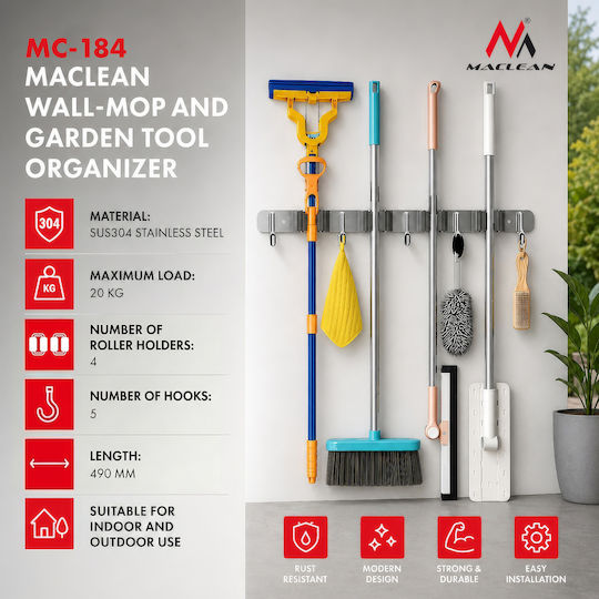 Maclean Energy Βάση για Σκούπες MC-184 Maclean Energy Βάση για Σκούπες MC-184