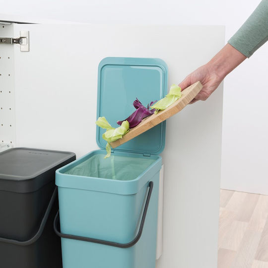 Brabantia Пластмасов Кош За Отпадъци 16л Зелен