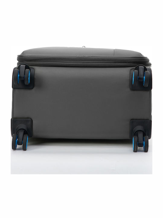 Dielle Medium Fabric Travel Suitcase Anthracite 67cm Height