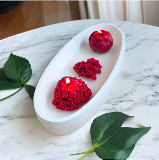 SteweHome Aromatisches Kerze mit Rose Duft