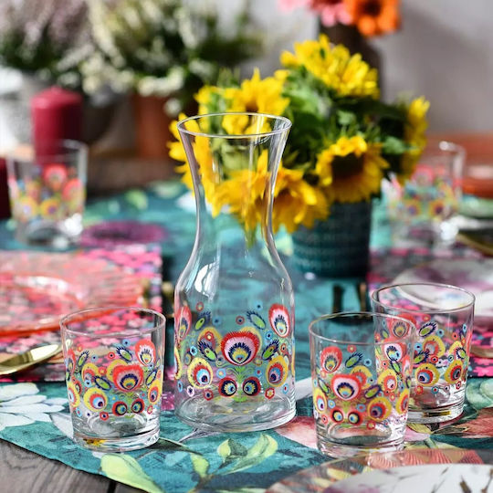 Krosno Set of Glass Water Glasses 250ml 6 Pieces