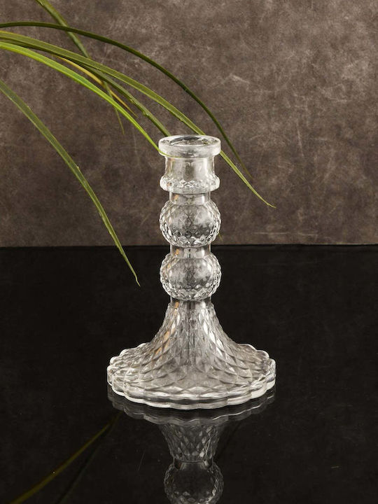 SteweHome Crystal Candle Holder 10x15cm