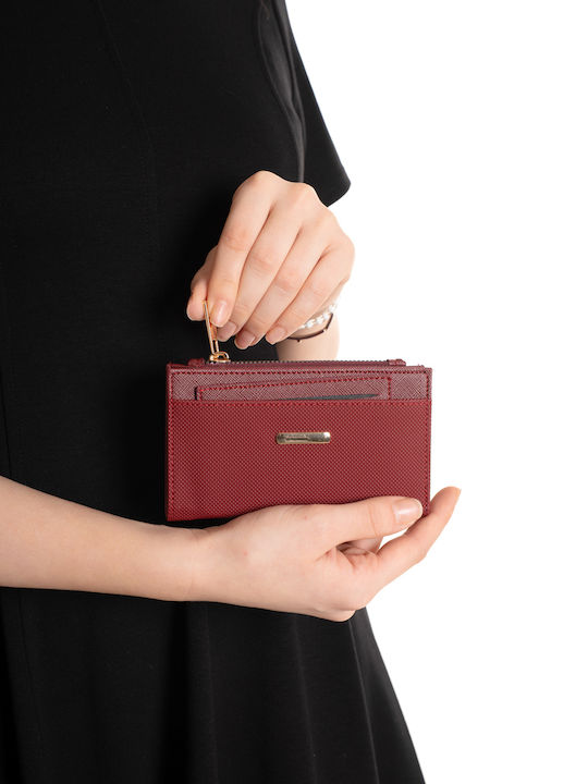 Kleines Damenbrieftasche Burgundisch