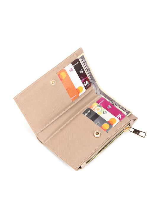 Kleines Damenbrieftasche Beige
