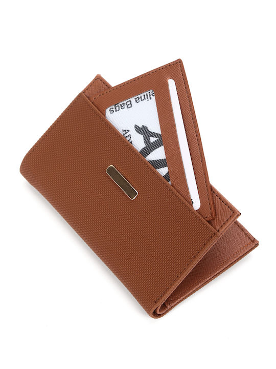 Kleines Damenbrieftasche Tabac Braun