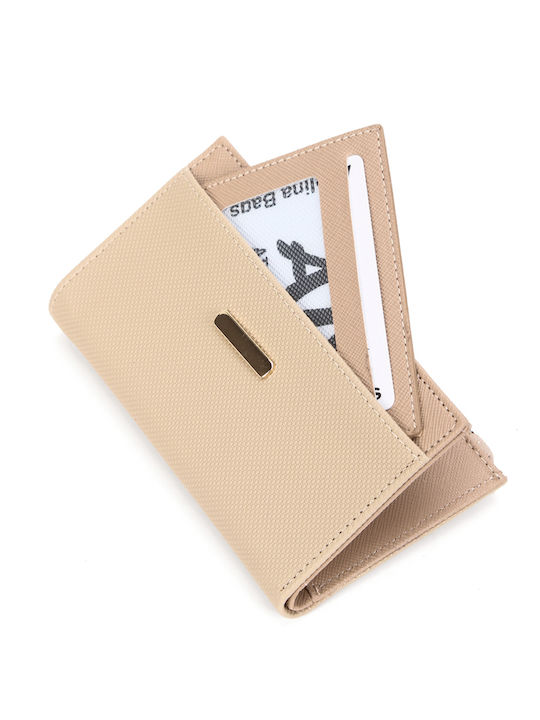 Kleines Damenbrieftasche Beige
