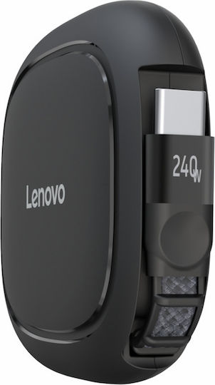 Lenovo Cablu USB-C pliabil 240W Negru GX91V57058