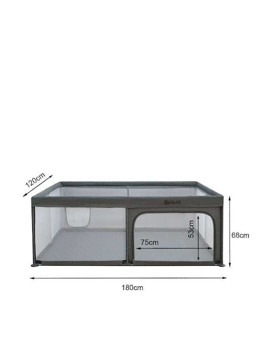 Belletti Grey Playpen 180x120cm