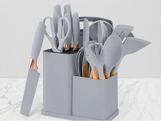 Verk Group Knife Set with Base Verk Group Knife Set with Base