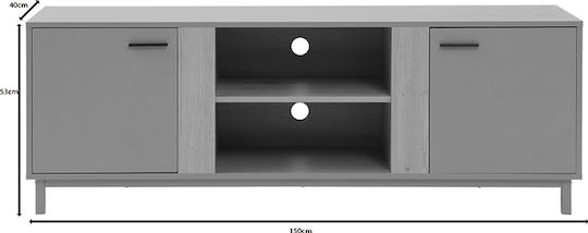 Έπιπλο Τηλεόρασης Φυσικό Μ150xΠ40xΥ53cm