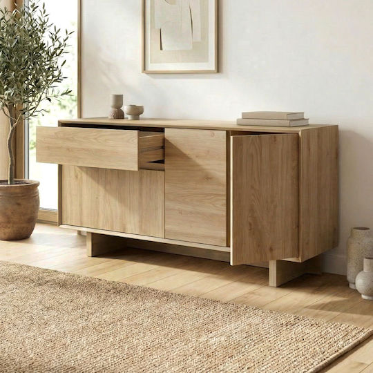 Μπουφές Ξύλινος Sapphire Oak 146x45x76.5cm