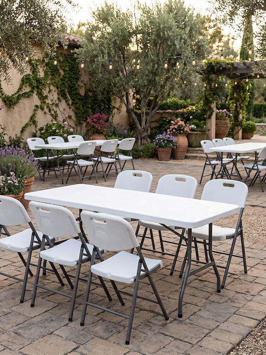 Catering Plastic White Chair 57x46x81cm