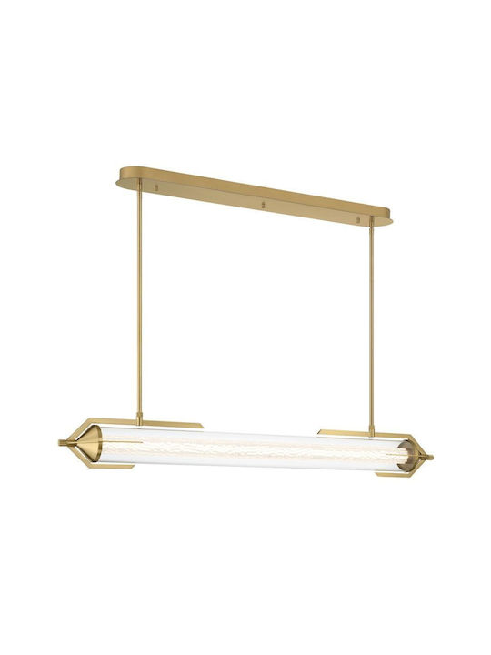 Espadab Silver LED Pendant Ceiling Light with Warm White Light 13.8x13.8cm