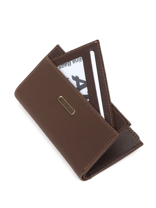 Kleines Damenbrieftasche Braun