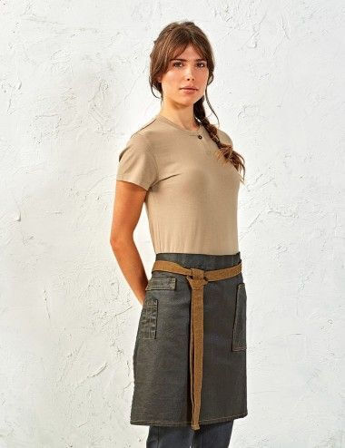 Premier Barista / Bartender / Chef Waist Apron Blue