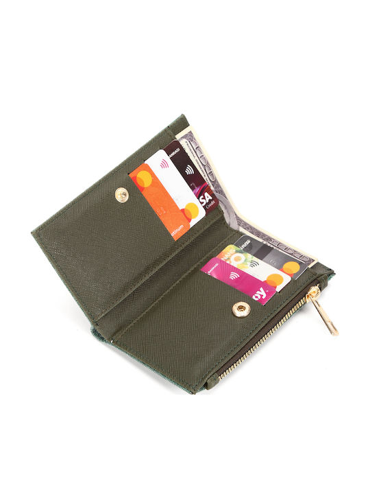 Kleines Damenbrieftasche Grün