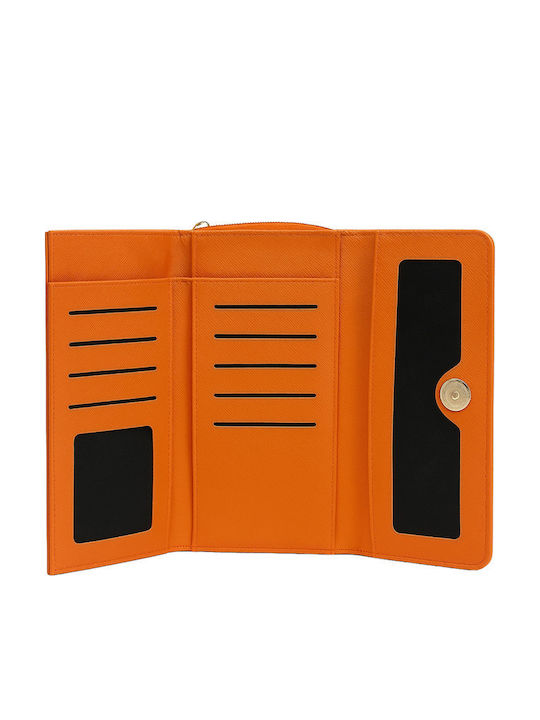 Kleines Damenbrieftasche Orange