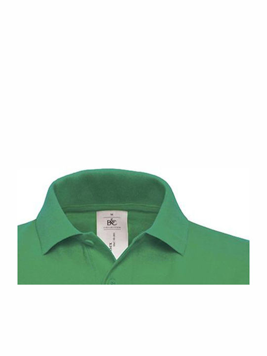 B&C Id.001 Kelly Ανδρικό Διαφημιστικό T-shirt Κοντομάνικο Kelly Green