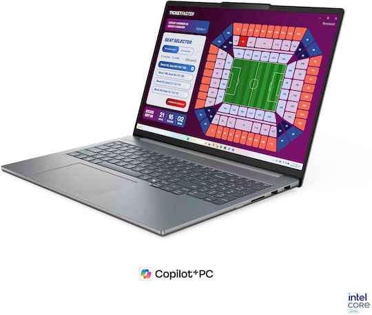 Lenovo IdeaPad Pro 5 16IPH11 16" OLED 120Hz Ultra 7-356H 32GB 1TB SSD GeForce RTX 5050 Windows 11 Home With 170W Charger Greek Keyboard