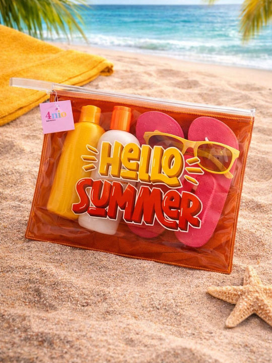Enpapa Transparent Travel Makeup Bag Bikini Zipper 24x18 Cm Enp-016125-v2423