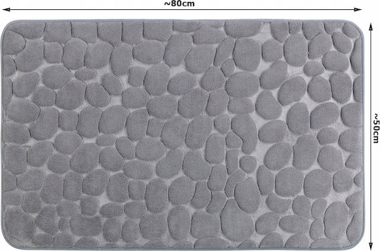 Verk Group Σετ Πατάκια Μπάνιου Memory Foam Γκρι 80x50εκ. Verk Group Σετ Πατάκια Μπάνιου Memory Foam Γκρι 80x50εκ.