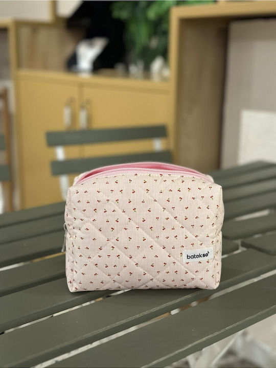 Enpapa Large Makeup Bag Crispy Cherries Design Multicolour