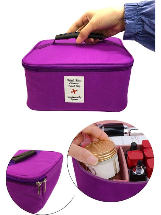 Enpapa Kulturbeutel Make-up Kosmetiktasche Griff Reiseorganizer 24x21x11 Cm · Enp-016136-v2446