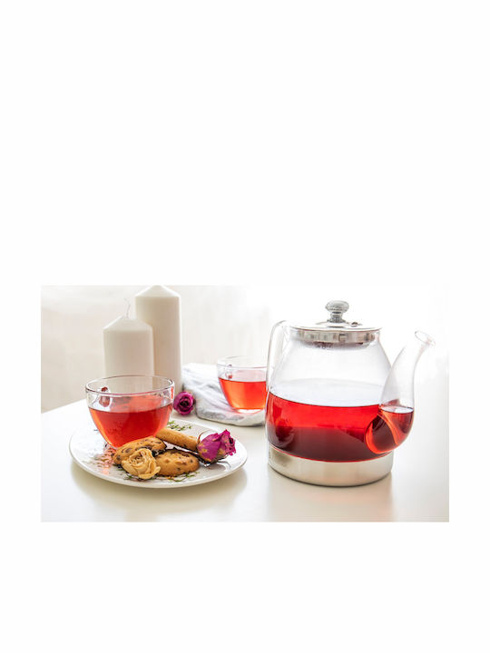 Zokura Βραστήρας Ανοξείδωτος Διάφανη 1500ml