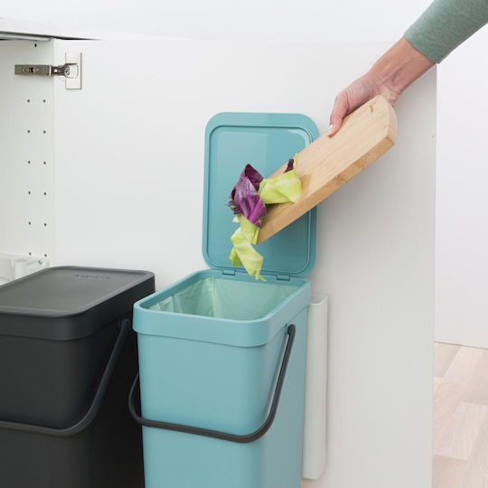 Brabantia Coș de Gunoi Plastic pentru Dulap Verde 12lt 2 Buc Brabantia Coș de Gunoi Plastic pentru Dulap Verde 12lt 2 Buc