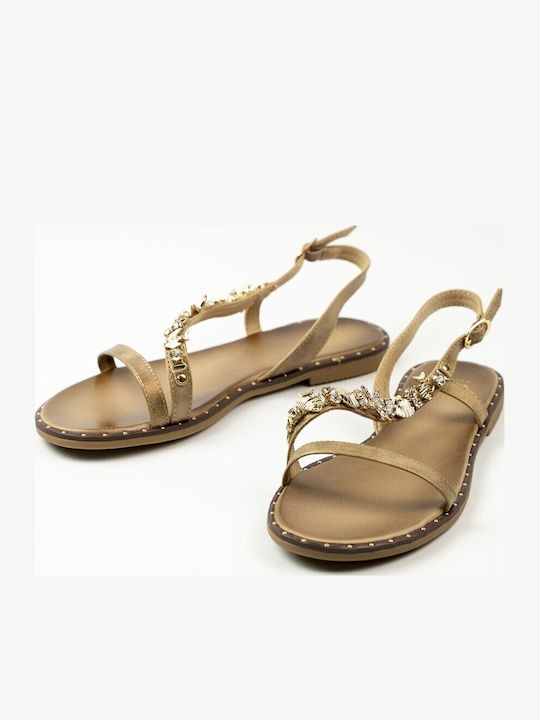 Women's Flat Sandals Beige