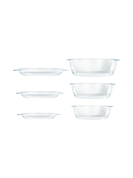 Pyrex Δοχείο Φαγητού Γυάλινο 1lt