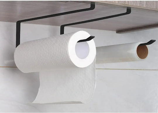 Verk Group Wall Mounted Metallic Black Paper Towel Holder