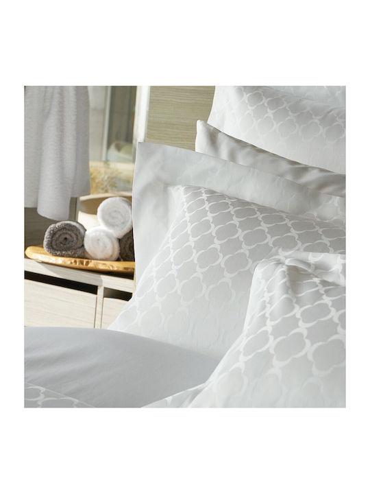 Celso De Lemos Bettbezug Baumwolle Einzelbett 135x200 Jacquard