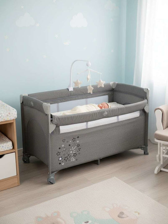 Belletti Playpen with Mattress Grey 180x120cm