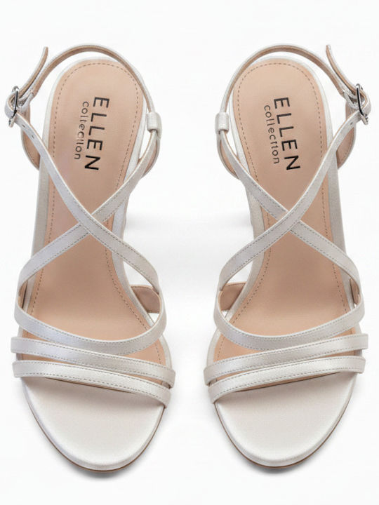 Leather Sandals White