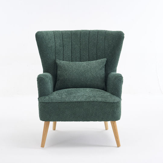 Μπερζέρα Embrace 79x76.5x95.5cm Green Μπερζέρα Embrace 79x76.5x95.5cm Green