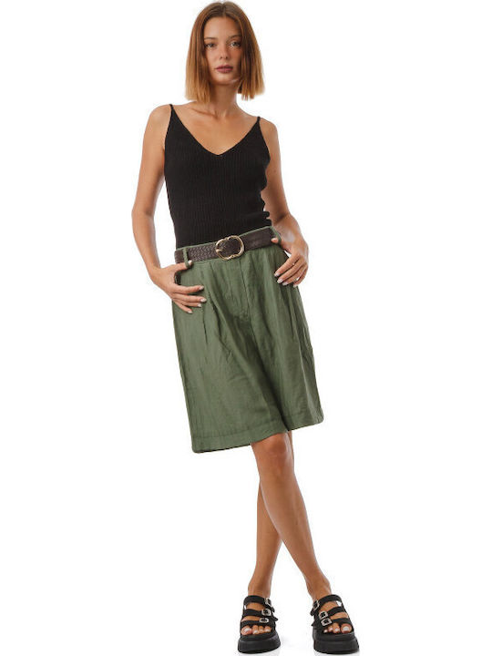 Women's Khaki Bermuda
