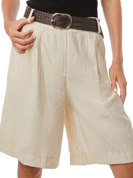 Women's Beige Bermuda