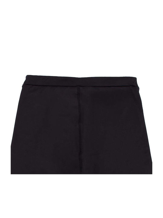 Kinderleggings Radfahren Kurz Schwarz