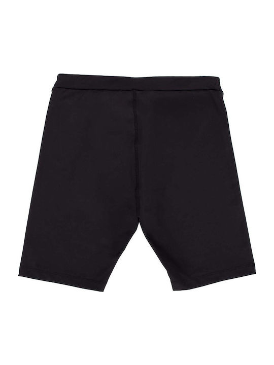 Kinderleggings Radfahren Kurz Schwarz