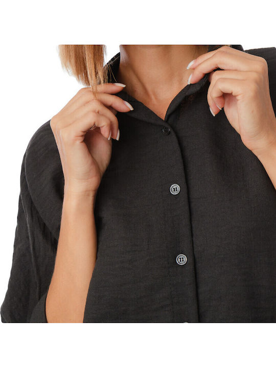 Long Sleeve Women's Shirt Black