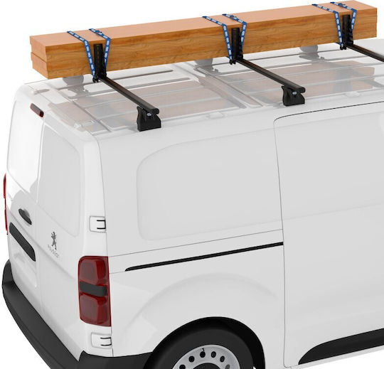 Cruz Στοπ Σχάρας Αυτοκινήτου Στοπ 941-025 για Μπάρες Cargo Xpro 2022 18cm 6τμχ