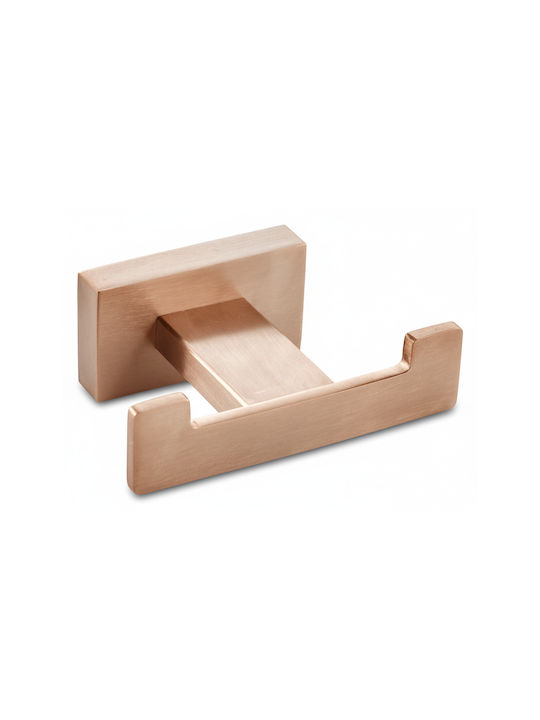 Bronze Art Double Wall-Mounted Bathroom Hook ​85x15cm Copper
