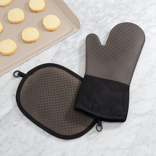 OXO Ofenhandschuh aus Silikon Schwarz